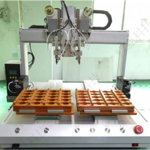 Máy hàn chì tự động 2 đầu – 2 trạm